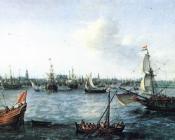 The Harbour in Amsterdam - 亨德里克·科内利斯·维姆